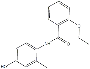 2-ethoxy-N-(4-hydroxy-2-methylphenyl)benzamide 结构式