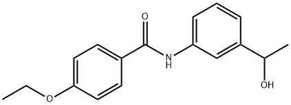 4-ethoxy-N-[3-(1-hydroxyethyl)phenyl]benzamide 结构式