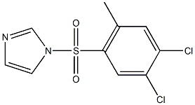 1-[(4,5-dichloro-2-methylphenyl)sulfonyl]-1H-imidazole 结构式