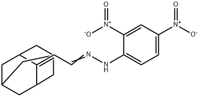 tricyclo[3.3.1.1~3,7~]dec-2-ylideneacetaldehyde {2,4-dinitrophenyl}hydrazone 结构式