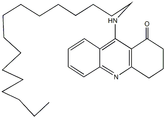 9-(hexadecylamino)-3,4-dihydro-1(2H)-acridinone 结构式