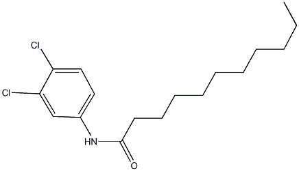 N-(3,4-dichlorophenyl)undecanamide 结构式