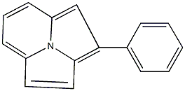 2-phenylpyrrolo[2,1,5-cd]indolizine 结构式