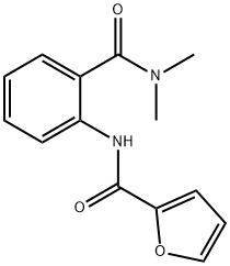 N-{2-[(dimethylamino)carbonyl]phenyl}-2-furamide 结构式