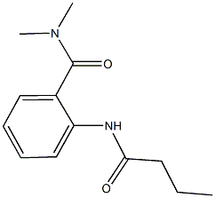 2-(butyrylamino)-N,N-dimethylbenzamide 结构式