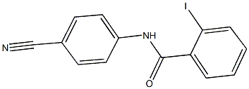 N-(4-cyanophenyl)-2-iodobenzamide 结构式