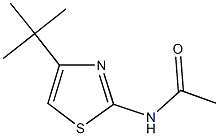 N-(4-tert-butyl-1,3-thiazol-2-yl)acetamide 结构式