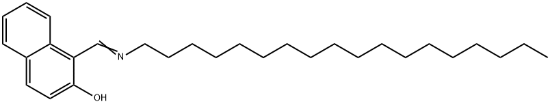 1-[(octadecylimino)methyl]-2-naphthol 结构式