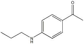 1-[4-(propylamino)phenyl]ethanone 结构式