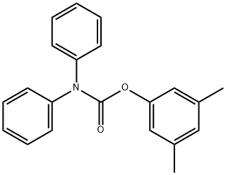 3,5-dimethylphenyl diphenylcarbamate 结构式