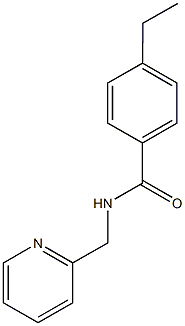 4-ethyl-N-(2-pyridinylmethyl)benzamide 结构式