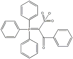 2-oxo-2-phenyl-1-(triphenylphosphoranylidene)ethanesulfonate 结构式