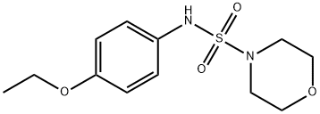 N-(4-ethoxyphenyl)-4-morpholinesulfonamide 结构式