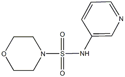 N-(3-pyridinyl)-4-morpholinesulfonamide 结构式