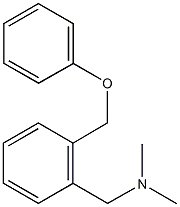 N,N-dimethyl-N-[2-(phenoxymethyl)benzyl]amine 结构式