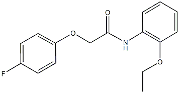 N-(2-ethoxyphenyl)-2-(4-fluorophenoxy)acetamide 结构式