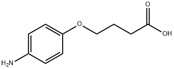 4-(4-氨基苯氧基)丁酸 结构式