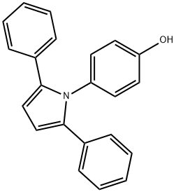 4-(2,5-diphenyl-1H-pyrrol-1-yl)phenol 结构式