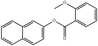2-naphthyl 2-methoxybenzoate 结构式