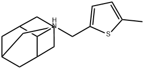 N-(2-adamantyl)-N-[(5-methyl-2-thienyl)methyl]amine 结构式