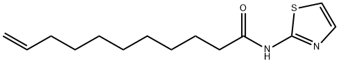 N-(1,3-thiazol-2-yl)undec-10-enamide 结构式