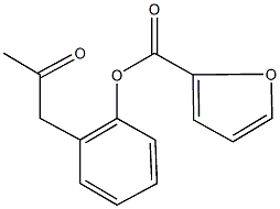 2-(2-oxopropyl)phenyl 2-furoate 结构式