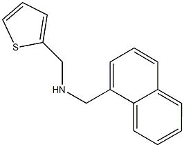 N-(1-naphthylmethyl)-N-(2-thienylmethyl)amine 结构式