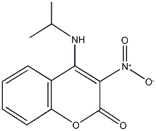 3-nitro-4-(isopropylamino)-2H-chromen-2-one 结构式