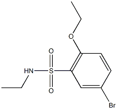 5-bromo-2-ethoxy-N-ethylbenzenesulfonamide 结构式