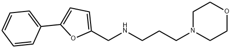 N-[3-(4-morpholinyl)propyl]-N-[(5-phenyl-2-furyl)methyl]amine 结构式