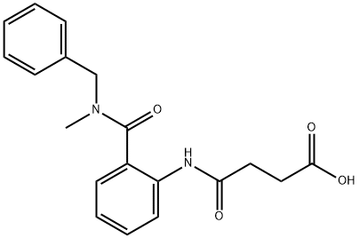 4-(2-{[benzyl(methyl)amino]carbonyl}anilino)-4-oxobutanoic acid 结构式