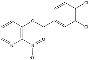 3-[(3,4-dichlorobenzyl)oxy]-2-nitropyridine 结构式