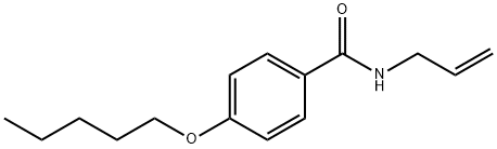 N-allyl-4-(pentyloxy)benzamide 结构式