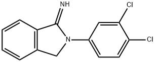 2-(3,4-dichlorophenyl)-1-isoindolinimine 结构式