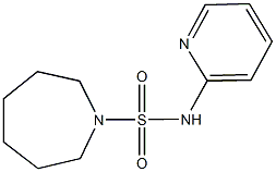 N-(2-pyridinyl)-1-azepanesulfonamide 结构式