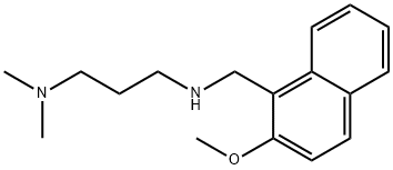 N-[3-(dimethylamino)propyl]-N-[(2-methoxy-1-naphthyl)methyl]amine 结构式