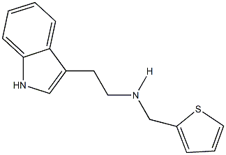 2-(1H-indol-3-yl)-N-(2-thienylmethyl)ethanamine 结构式