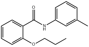 N-(3-methylphenyl)-2-propoxybenzamide 结构式