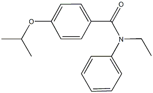 N-ethyl-4-isopropoxy-N-phenylbenzamide 结构式