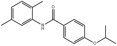 N-(2,5-dimethylphenyl)-4-isopropoxybenzamide 结构式