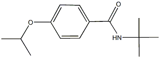 N-(tert-butyl)-4-isopropoxybenzamide 结构式