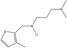 N-[3-(dimethylamino)propyl]-N-[(3-methyl-2-thienyl)methyl]amine 结构式