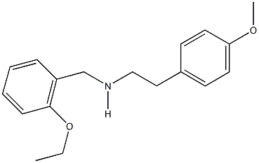 N-(2-ethoxybenzyl)-N-[2-(4-methoxyphenyl)ethyl]amine 结构式
