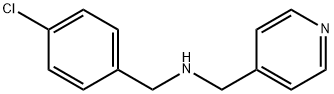 N-(4-chlorobenzyl)-N-(4-pyridinylmethyl)amine 结构式