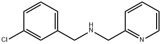 N-(3-chlorobenzyl)-N-(2-pyridinylmethyl)amine 结构式