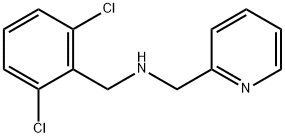 N-(2,6-dichlorobenzyl)-N-(2-pyridinylmethyl)amine 结构式