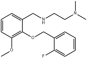 N-[2-(dimethylamino)ethyl]-N-{2-[(2-fluorobenzyl)oxy]-3-methoxybenzyl}amine 结构式