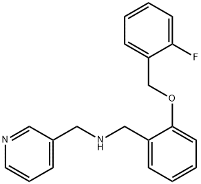 N-{2-[(2-fluorobenzyl)oxy]benzyl}-N-(3-pyridinylmethyl)amine 结构式