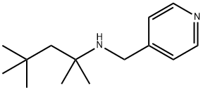 N-(4-pyridinylmethyl)-N-(1,1,3,3-tetramethylbutyl)amine 结构式