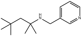 N-(3-pyridinylmethyl)-N-(1,1,3,3-tetramethylbutyl)amine 结构式